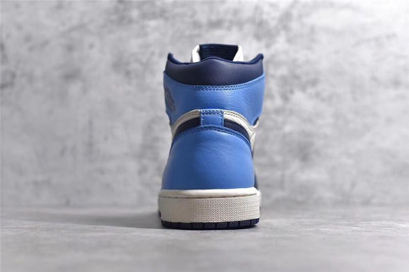 PK God Air Jordan 1 retro high OG Obsidian retail leather ready to ship